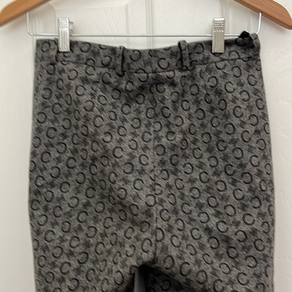 Celine Gray & Black Wool Dress Pants with Logo Size EU 38 - Picture 3 of 6